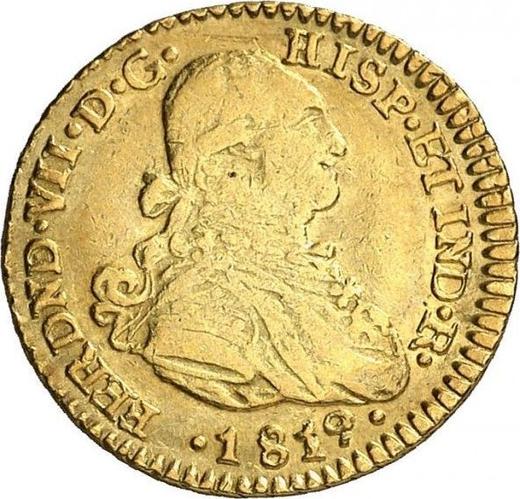 Obverse 1 Escudo 1819 NR JF - Gold Coin Value - Colombia, Ferdinand VII