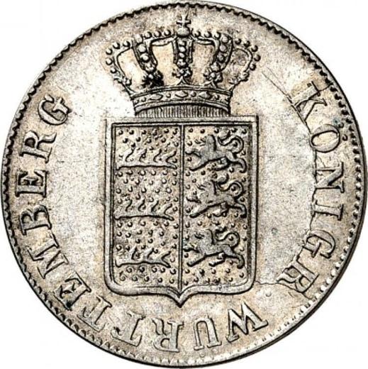 Obverse 6 Kreuzer 1842 "Type 1838-1842" - Silver Coin Value - Württemberg, William I