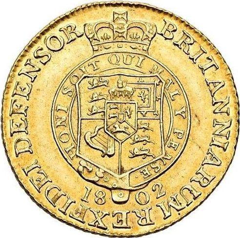 Reverse Half Guinea 1802 "Garter" - Gold Coin Value - United Kingdom, George III