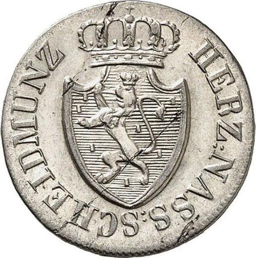 Obverse 3 Kreuzer 1823 - Silver Coin Value - Nassau, William