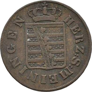 Anverso Medio kreuzer 1832 - valor de la moneda  - Sajonia-Meiningen, Bernardo II