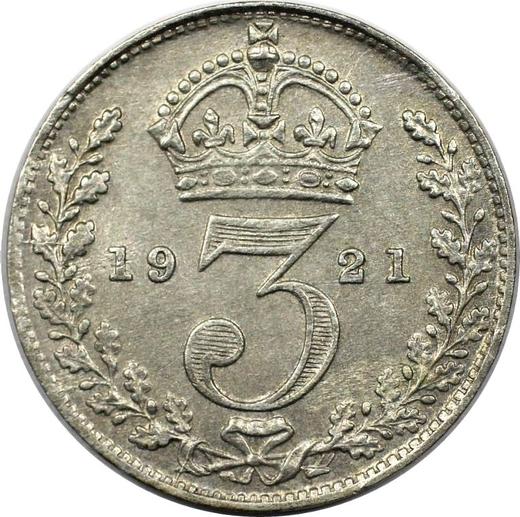 Reverse Threepence 1921 - Silver Coin Value - United Kingdom, George V
