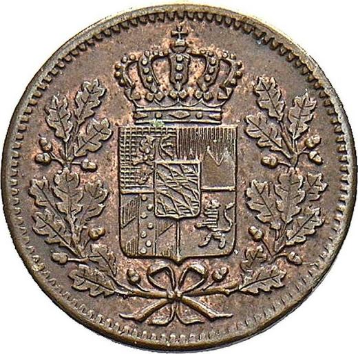 Avers Heller 1856 - Münze Wert - Bayern, Maximilian II