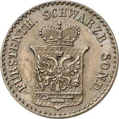 Awers monety - 1 fenig 1846 A - cena  monety - Schwarzburg-Sondershausen, Ginter Fryderyk Karol II