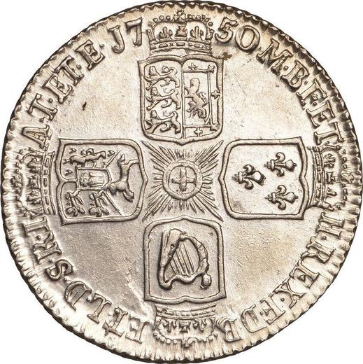 Reverse Sixpence 1750 "Old Head" - Silver Coin Value - United Kingdom, George II