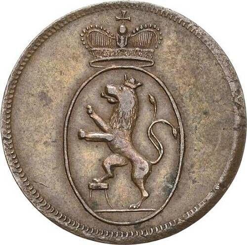 Anverso 1 Pfennig 1831 L - valor de la moneda  - Reuss-Greiz, Enrique XIX