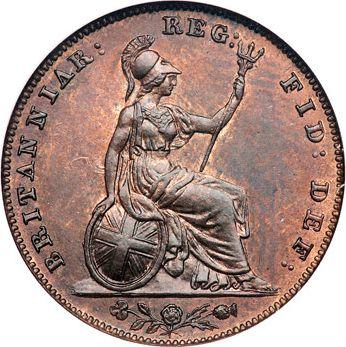 Revers 1 Farthing 1851 WW - Münze Wert - Großbritannien, Victoria