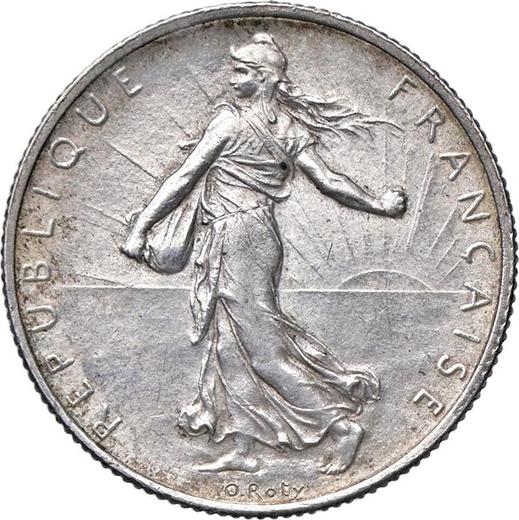 Anverso 2 francos 1920 "Sembrador" - valor de la moneda de plata - Francia, Tercera República