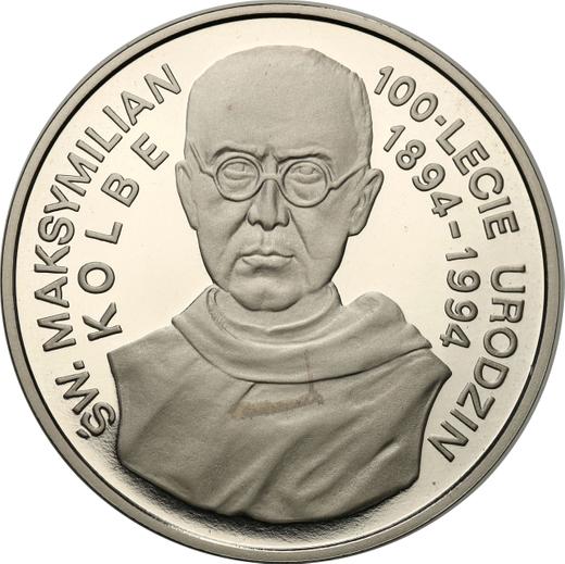 Reverse 300000 Zlotych 1994 MW "Maximilian Maria Kolbe" - Silver Coin Value - Poland, III Republic before denomination