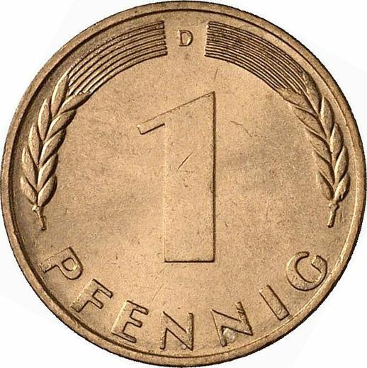 Obverse 1 Pfennig 1970 D - Coin Value - Germany, FRG