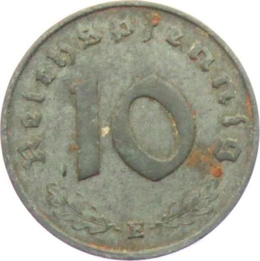 Obverse 10 Reichspfennig 1942 E "Type 1940-1945" -  Coin Value - Germany, Third Reich