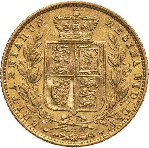 Реверс монеты - Соверен 1868 года WW "Герб" - цена золотой монеты - Великобритания, Виктория