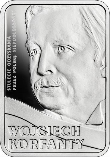 Reverse 10 Zlotych 2019 "Wojciech Korfanty" - Silver Coin Value - Poland, III Republic after denomination