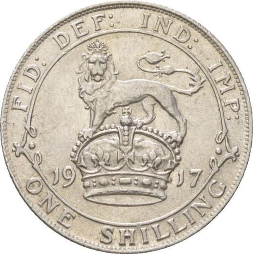 Reverse Shilling 1917 - Silver Coin Value - United Kingdom, George V