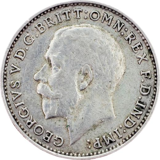 Obverse Threepence 1926 - Silver Coin Value - United Kingdom, George V