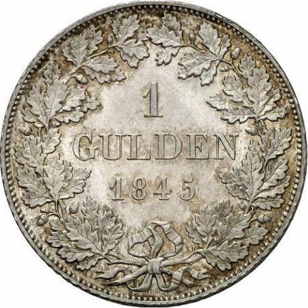 Reverse Goldgulden 1845 - Silver Coin Value - Hohenzollern-Hechingen, Constantine