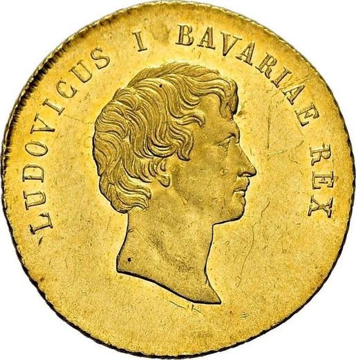 Obverse Ducat 1830 - Gold Coin Value - Bavaria, Ludwig I
