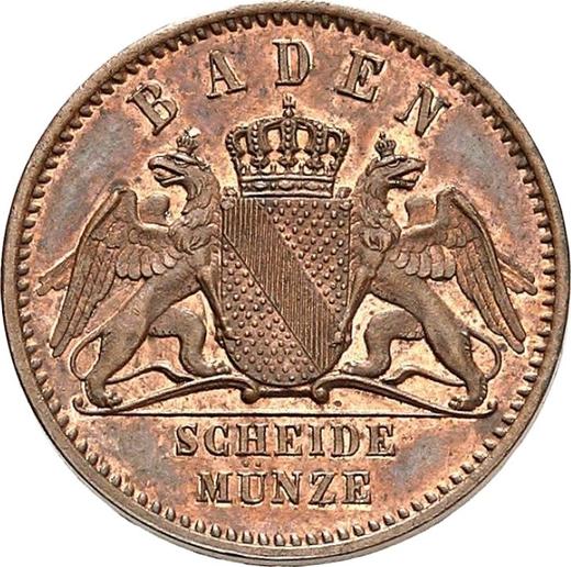 Avers 1/2 Kreuzer 1867 - Münze Wert - Baden, Friedrich I