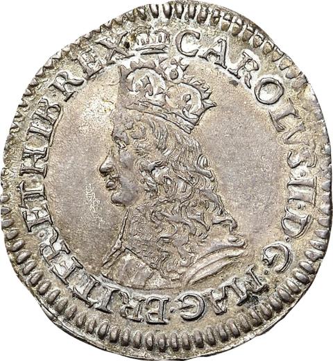 Obverse Twopence no date (1660-1662) "First coinage" - Silver Coin Value - United Kingdom, Charles II