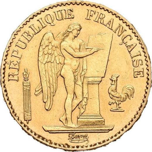 Obverse 20 Francs 1877 A "Type 1871-1898" - Gold Coin Value - France, Third Republic