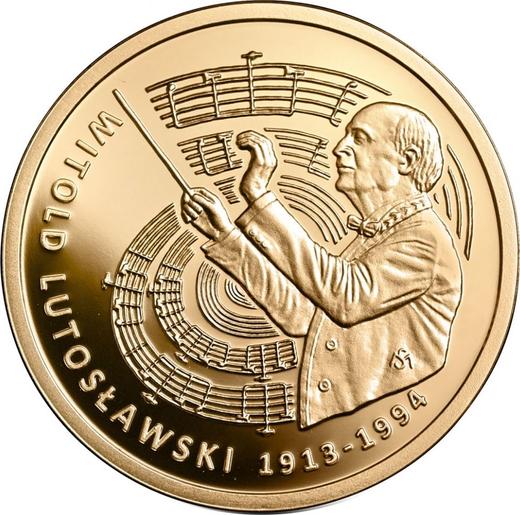 Revers 200 Zlotych 2013 MW "Witold Lutosławski" - Goldmünze Wert - Polen, III Republik Polen nach Stückelung