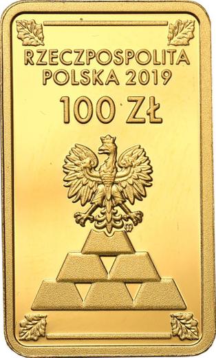 Avers 100 Zlotych 2019 "Rückgabe von Gold nach Polen" - Goldmünze Wert - Polen, III Republik Polen nach Stückelung