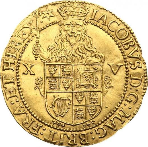 Obverse Spur Ryal no date (1619-1625) "Third coinage" - Gold Coin Value - United Kingdom, James I