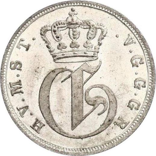 Obverse 1/48 Thaler 1838 - Silver Coin Value - Mecklenburg-Strelitz, George