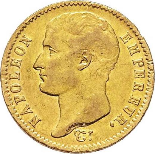 Obverse 20 Francs 1807 U "Type 1806-1807" - Gold Coin Value - France, Napoleon I