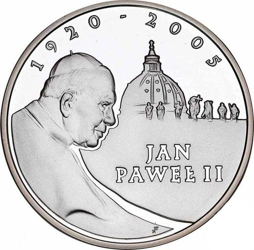 Reverso 10 eslotis 2005 MW UW "JuanPablo II" - valor de la moneda de plata - Polonia, República moderna