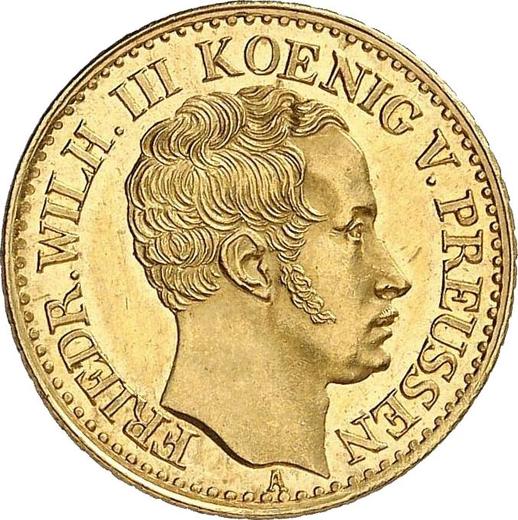 Obverse 1/2 Frederick D'or 1827 A - Gold Coin Value - Prussia, Frederick William III