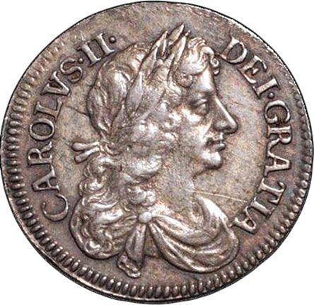 Obverse Fourpence (Groat) 1670 - Silver Coin Value - United Kingdom, Charles II