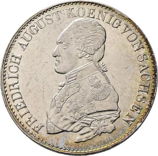 Obverse Thaler 1817 I.G.S. "Mining" - Silver Coin Value - Saxony-Albertine, Frederick Augustus I