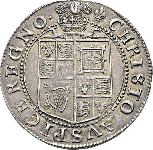 Reverse Shilling no date (1625-1642) "First draped bust" Plume above the shield - Silver Coin Value - United Kingdom, Charles I