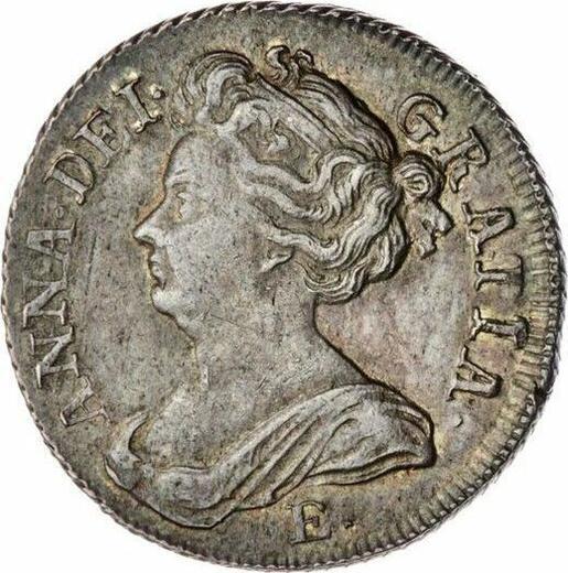 Obverse Shilling 1709 E "The Edinburgh Portrait" - Silver Coin Value - United Kingdom, Anne