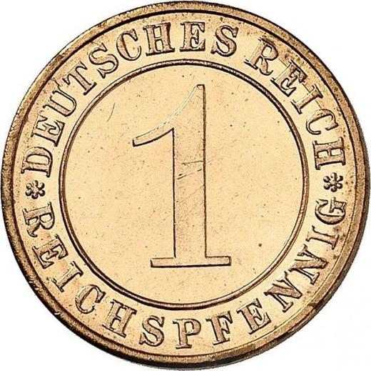 Obverse 1 Reichspfennig 1925 A -  Coin Value - Germany, Weimar Republic