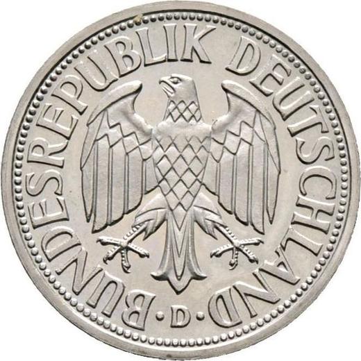 Reverse 1 Mark 1950 D -  Coin Value - Germany, FRG