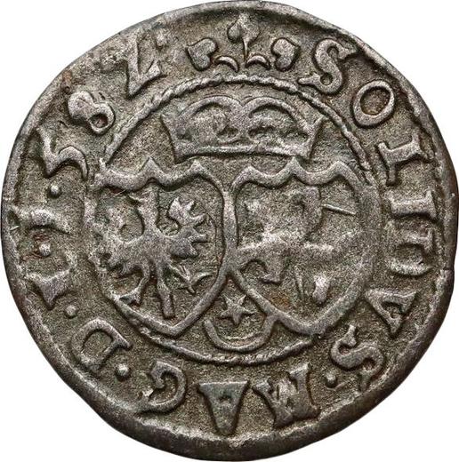 Reverse Schilling (Szelag) 1582 "Type 1581-1585" - Silver Coin Value - Poland, Stephen Bathory