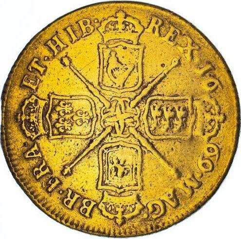Reverso 2 guineas 1669 "Primer busto laureado" - valor de la moneda de oro - Gran Bretaña, Carlos II