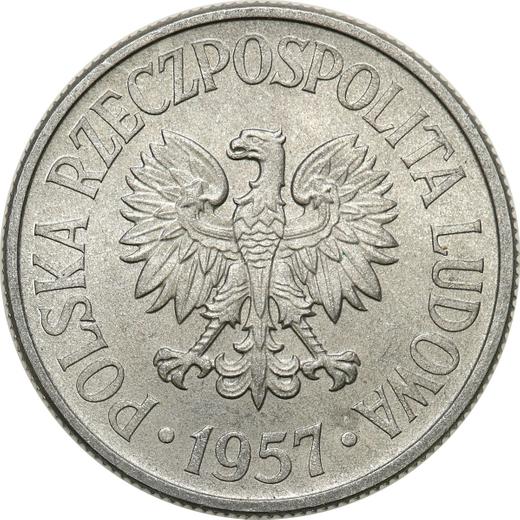 Awers monety - 50 groszy 1957 - cena monety - Polska, PRL