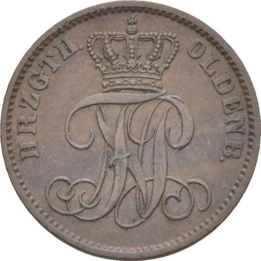 Obverse 1 Schwaren 1864 B -  Coin Value - Oldenburg, Nikolaus Frederick Peter