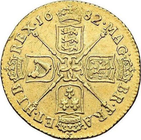 Reverse Guinea 1682 "Fourth laureate bust" Elephant and castle - Gold Coin Value - United Kingdom, Charles II