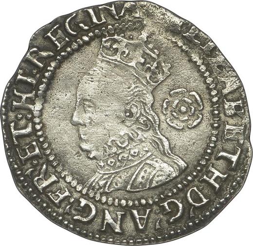 Obverse Threepence 1580 "Fifth issue" - Silver Coin Value - United Kingdom, Elizabeth I
