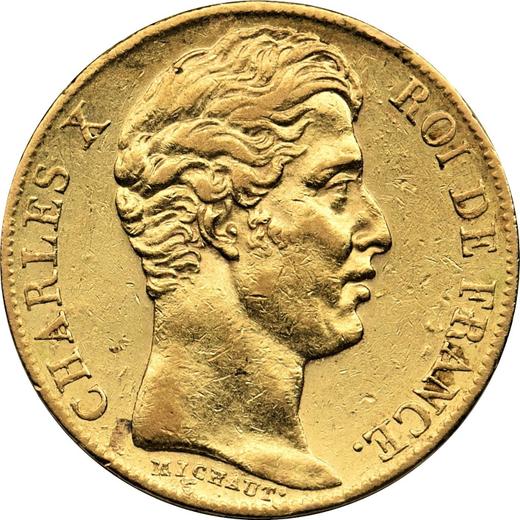 Obverse 20 Francs 1827 A "Type 1825-1830" - Gold Coin Value - France, Charles X