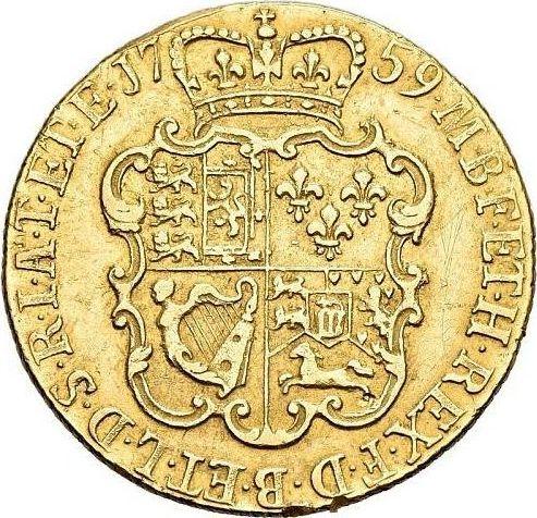 Reverse Guinea 1759 "Old Head" - Gold Coin Value - United Kingdom, George II