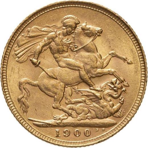 Reverse Sovereign 1900 TB - Gold Coin Value - United Kingdom, Victoria