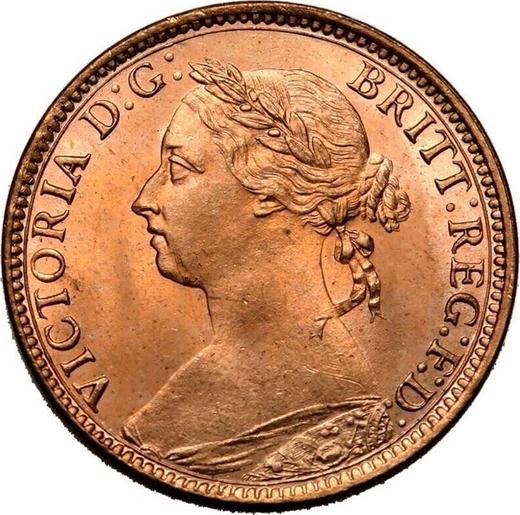 Obverse Farthing 1891 -  Coin Value - United Kingdom, Victoria