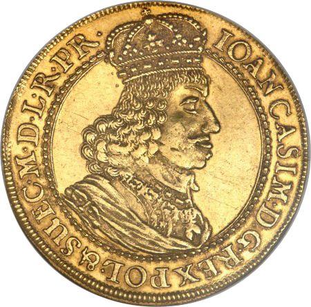 Obverse Donative 4 Ducat no date (1649-1668) GR "Danzig" - Gold Coin Value - Poland, John II Casimir