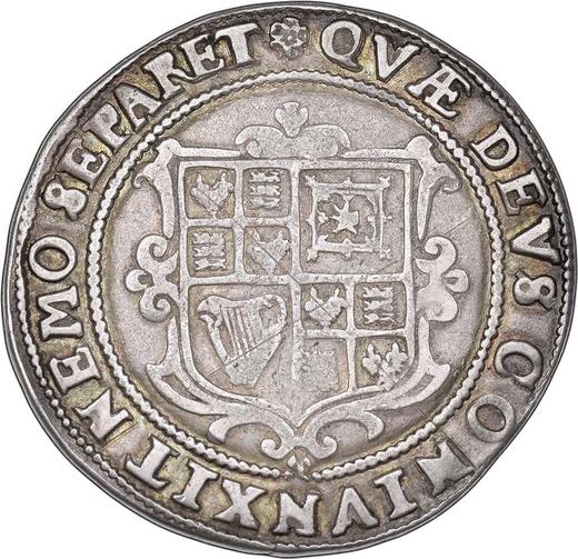 Reverse Halfcrown no date (1619-1625) "Third coinage" No line under the horseman - Silver Coin Value - United Kingdom, James I