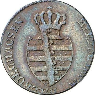 Avers 1/2 Kreuzer 1823 - Münze Wert - Sachsen-Hildburghausen, Friedrich